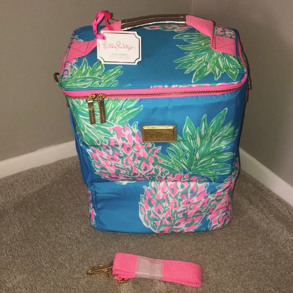 Lilly Pulitzer Bags Lilly Pulitzer Wine Beach Cooler Tote Bag Nwt
